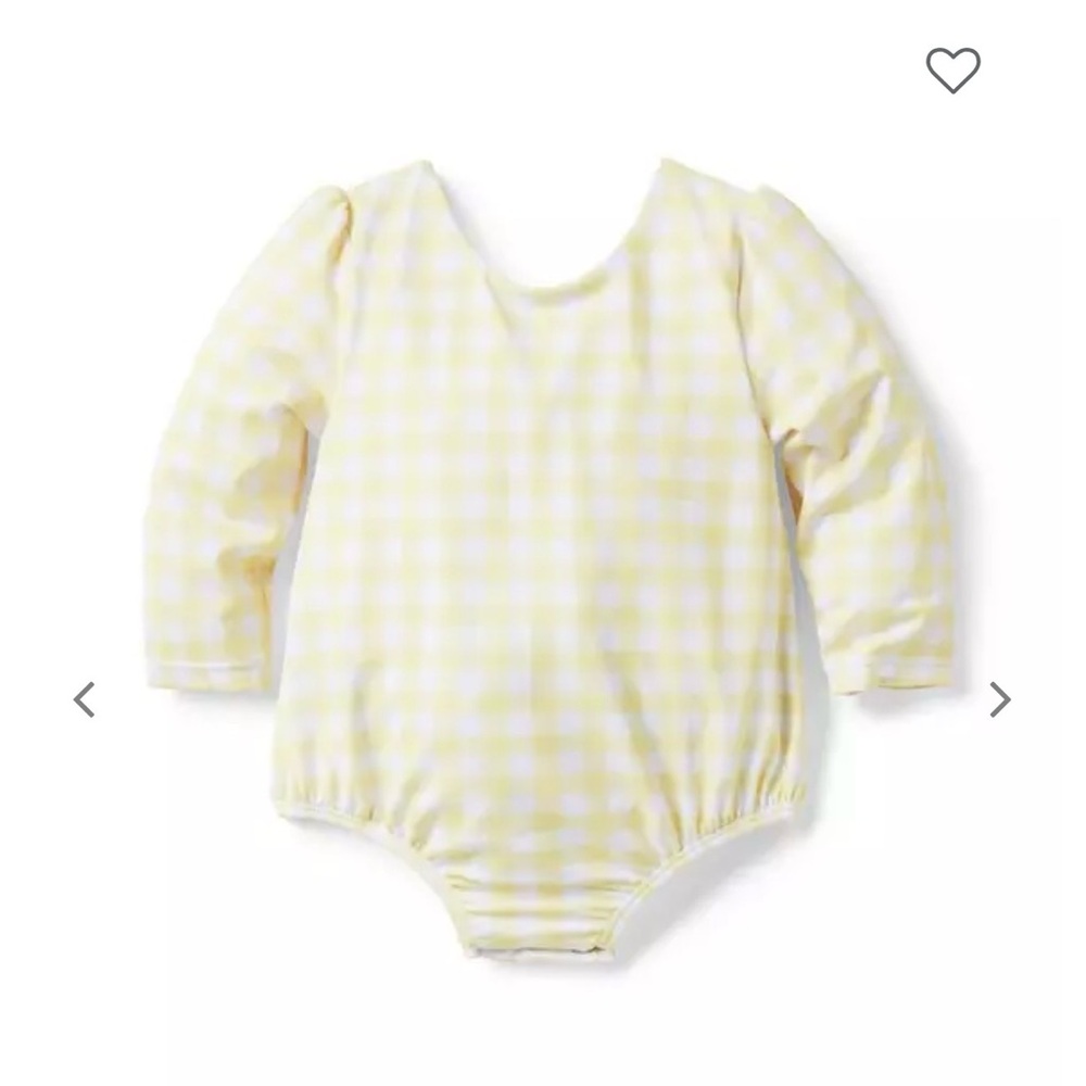 Janie and Jack Yellow bathing swimsuit!